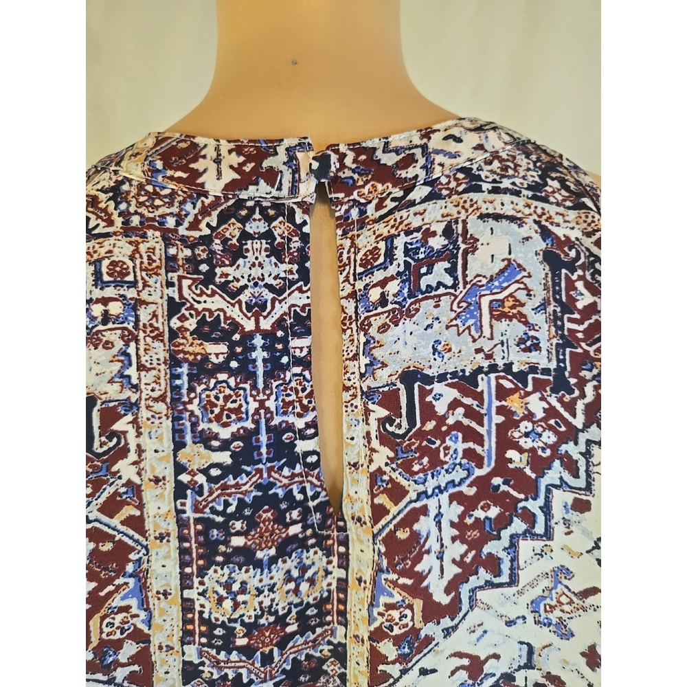 Miss Me Small Embellished Boho Festival Sleeveless Keyhole Blouse Top - Picture 9 of 10